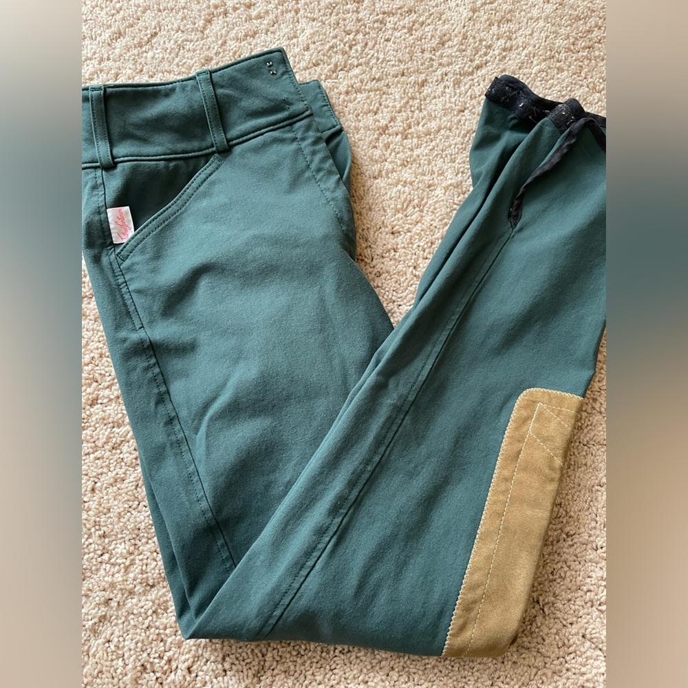 Green Tailored Sportman Breeches